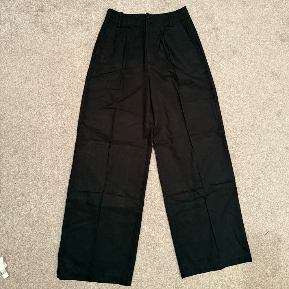 Madewell wide leg trousers